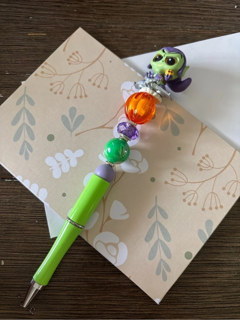 Marvel Doorables: Spider-man: Green Goblin handmade beaded pen